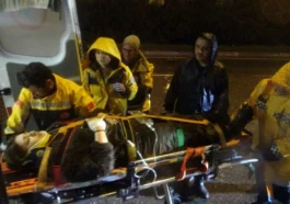 Şiddetli yağışta feci kaza: 3 kişi yaralandı