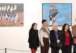 Teke Zeybekleri tuvale taşındı