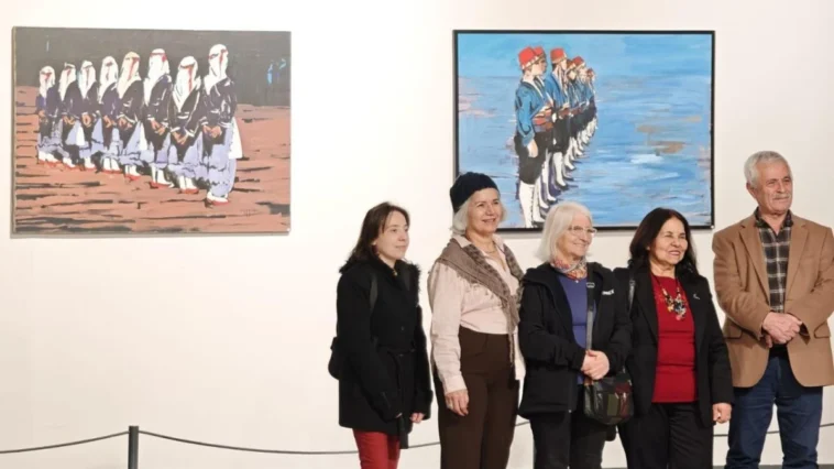 Teke Zeybekleri tuvale taşındı