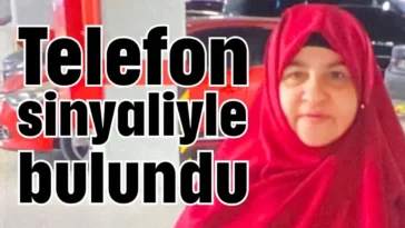 Telefon sinyaliyle bulundu