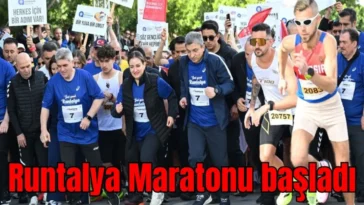 21. Uluslararası Runtalya Maratonu Antalya’da başladı