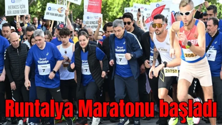 21. Uluslararası Runtalya Maratonu Antalya’da başladı