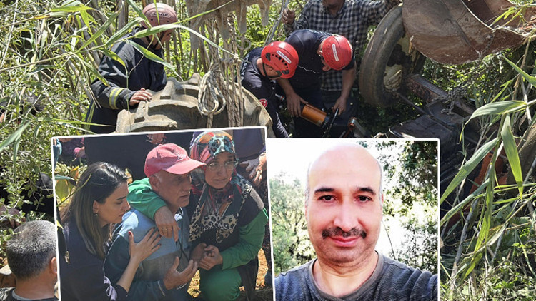 Antalyada emekli polisin feci ölümü Devrilen traktörünün altında kaldı... Yakınları sinir krizi geçirdi