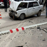 Sürücü ve eşi kazada yaralandı