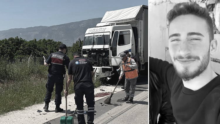 Motosiklet sürücüsü Yusuf Akkurt kazada hayatını kaybetti