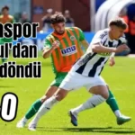 Alanyaspor İstanbul'dan eli boş döndü: 1-0