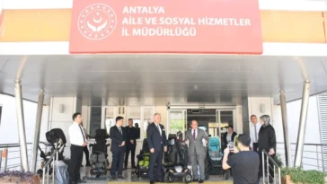 Antalya Aile ve Sosyal Hizmetler İl Müdürlüğüne anlamlı bağış