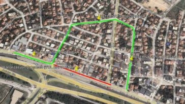 Antalya Bulvarı yan yolunun bir kısmı trafiğe kapatılacak