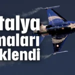 Antalya semaları renklendi