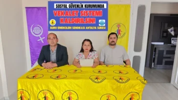 Antalya'da BES’ten SGK’daki rotasyon sistemine tepki