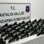 Antalya'da jandarma operasyonu 5 silah kaçakçısı tutuklandı