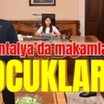 Antalya’da makamlar çocukların