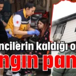 Antalya'da öğrencilerin kaldığı otelde yangın paniği