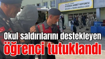 Antalya’da okul saldırılarını destekleyen öğrenci tutuklandı