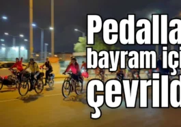Antalya'da pedallar bayram için çevrildi