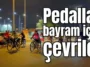 Antalya'da pedallar bayram için çevrildi
