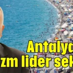 Antalya'da turizm lider sektör