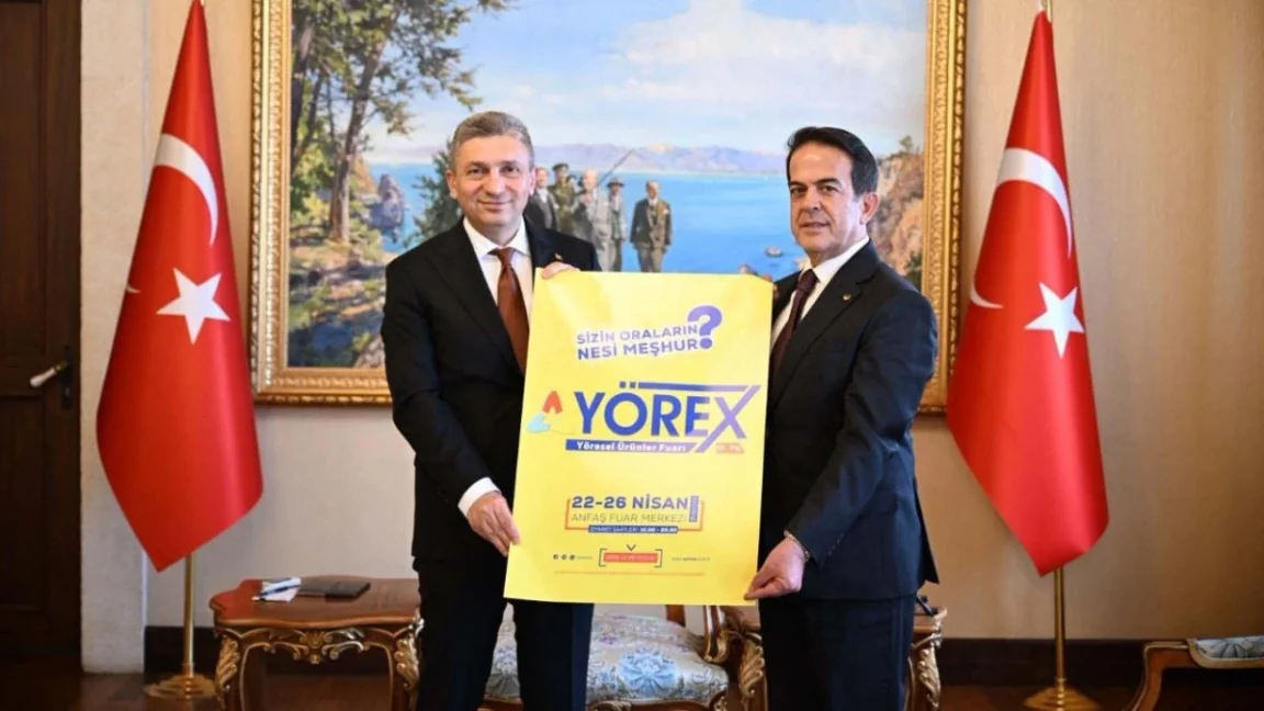 Antalya'da Vali Şahin'e YÖREX daveti