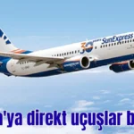 Antalya'ya direkt uçuşlar başlıyor