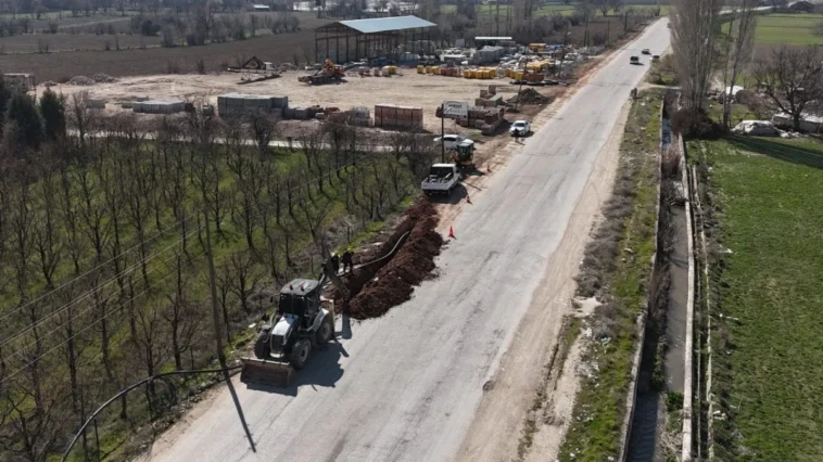 ASAT’tan Elmalı’da asfalt öncesi altyapı yatırımı