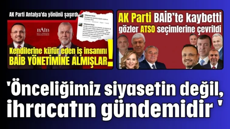 BAİB Adayı Keskin: Dün de bugün de önceliğimiz siyasetin değil, ihracatın gündemidir