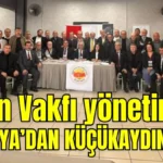 Basın Vakfı yönetimine Antalya’dan Küçükaydın girdi