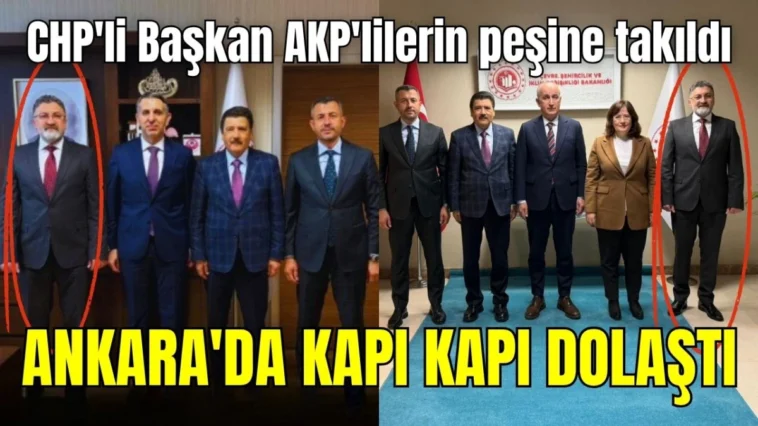 CHP'li Başkan AKP'lilerin peşine takıldı Ankara'da kapı kapı dolaştı