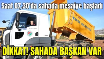 Dikkat! Sahada Başkan var