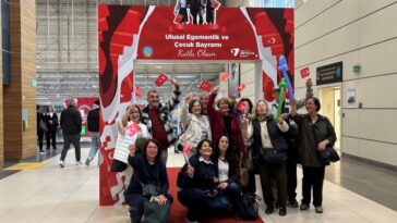 FRAPORT TAV ANTALYA HAVALİMANI’NDA 23 NİSAN’A ÖZEL RENKLİ KARŞILAMA