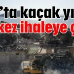 Kaş’ta kaçak yıkım 10. kez ihaleye çıktı