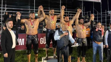 Kemer’in pehlivanı ilk üçte