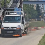 Kepez’de seyir halindeki araçta yangın