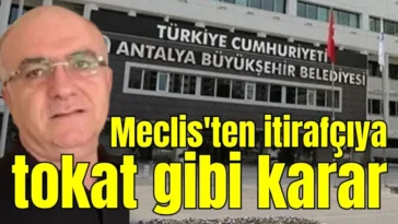 Meclis'ten itirafçıya tokat gibi karar