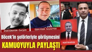 Muhittin Böcek'in şoförleriyle görüşmesini kamuoyuyla paylaştı