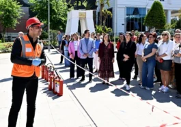 Muratpaşa’da yangın tatbikatı