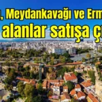 Şirinyalı, Meydankavağı ve Ermenek'te ticari alanlar satışa çıkıyor