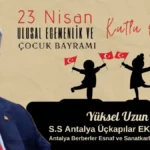 Yüksel Uzun- Antalya Berberler Esnaf ve Sanatkarlar Odası Başkanı ve S.S Antalya Üçkapılar EKKK Başkanı