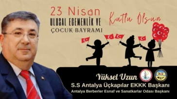 Yüksel Uzun- Antalya Berberler Esnaf ve Sanatkarlar Odası Başkanı ve S.S Antalya Üçkapılar EKKK Başkanı