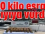 40 kilo esrar kıyıya vurdu