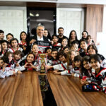 Sporculardan Başkan Uysala ziyaret