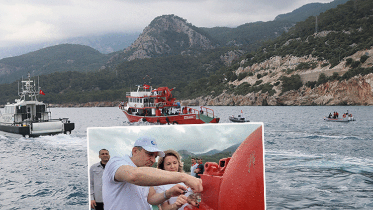 Antalyada denizin dibinden çıkarıldı: 500 metreden uzun