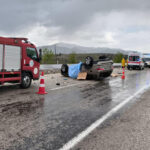 Antalyada otomobil, takla attı; evli çift öldü, 2 yaralı