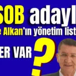 AESOB adayları Dere ve Alkan'ın yönetim listesinde kimler var?