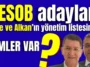AESOB adayları Dere ve Alkan'ın yönetim listesinde kimler var?