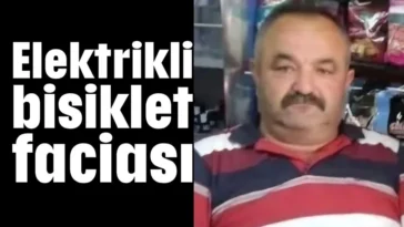 Aksu'da elektrikli bisiklet faciası