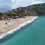 Alanya sahillerinde bayram yoğunluğu