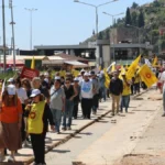 Alanya’da 1 Mayıs’a yoğun katılım