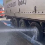 Alanya’da tır yangını paniği