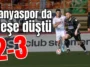 Alanyaspor da ateşe düştü 2-3