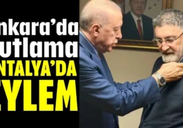 Ankara’da kutlama Antalya’da eylem